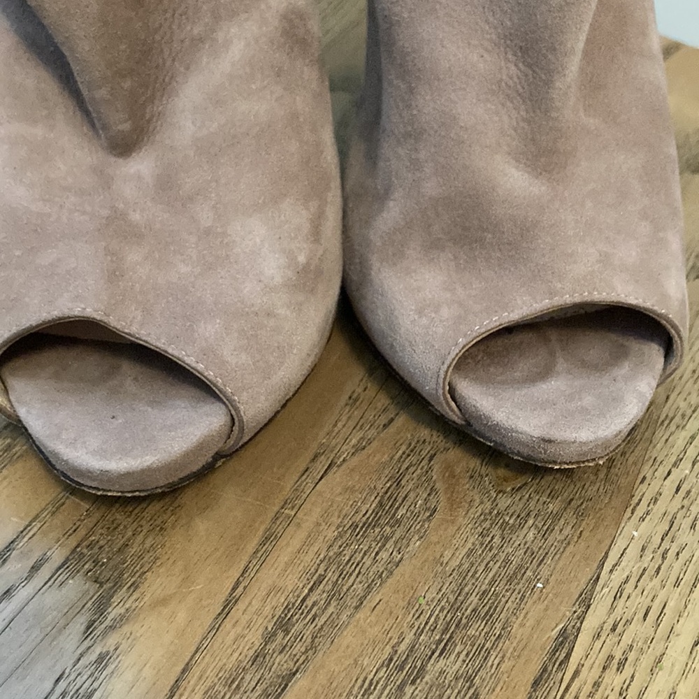 Giorgio Armani Purple x Tan High Heels Size 37 (US 6.5) - Picture 10 of 13